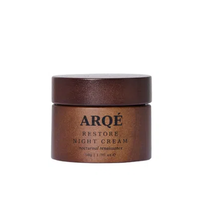 Arqé Neutrals Restore Night Cream In White