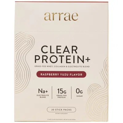 Arrae Clear Protein+ Grass-fed Protein & Electrolyte Blend In Transparent