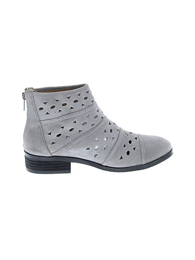 Pre-owned Array Ankle Boots In Gray