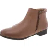 Array Aspen Womens Leather Round Toe Ankle Boots In Multi