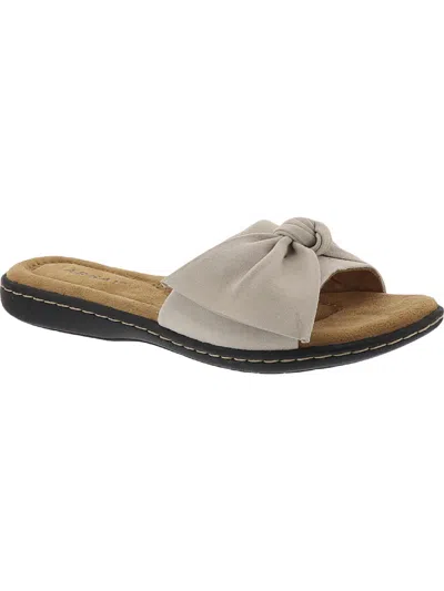 Array Cabana Womens Suede Slip On Slide Sandals In Multi