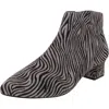 Array Camden Womens Leather Pointed Toe Ankle Boots In Multi