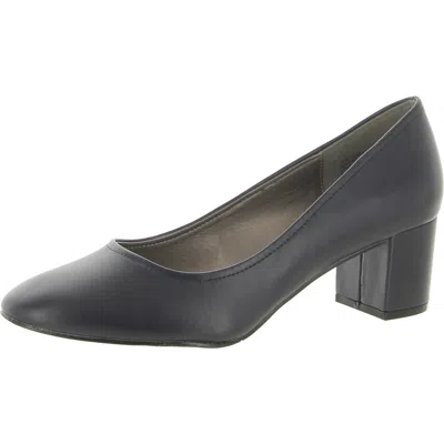 Array Daphne Womens Slip On Pumps In Blue
