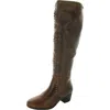 Array Fortune Womens Suede Block Heel Knee-high Boots In Multi