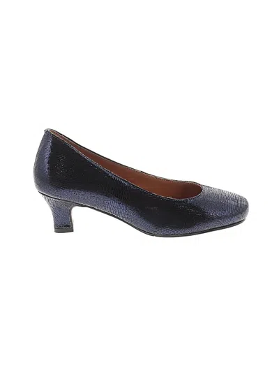 Pre-owned Array Heels In Blue