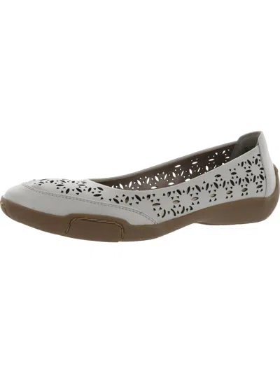 Array Jordan Womens Faux Leather Slip On Ballet Flats In Beige