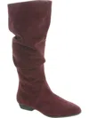 Array Norwalk Womens Suede Slouchy Mid-calf Boots In Multi
