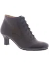ARRAY SAM WOMENS LEATHER HEELED LACE-UP BOOT