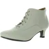 Array Sam Womens Leather Lace Up Shooties In Beige