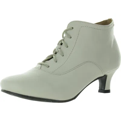 Array Sam Womens Leather Lace Up Shooties In Beige