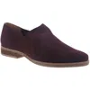Array Tulsa Womens Slip On Comfort Insole Loafers In Red