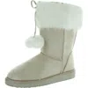 Array Womens Faux Fur Lined Man Made Winter & Snow Boots In Multi