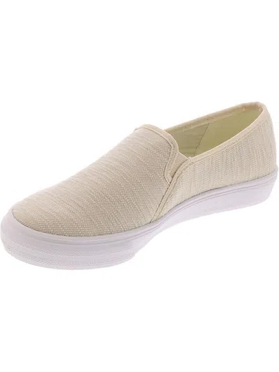 Array Womens Padded Insole Knit Loafers In Beige