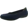 Array Womens Padded Insole Manmade Flat Shoes In Blue