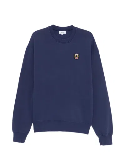 Arrels Barcelona Cat-patch Sweatshirt In Blue