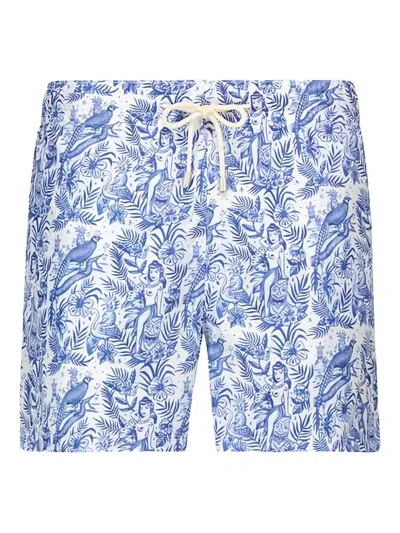 ARRELS BARCELONA FLORAL-PRINT SWIM SHORTS