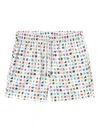 Arrels Barcelona Geometric-print Swim Shorts In Multi