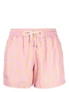 Arrels Barcelona Graphic-print Swim Shorts In Pink