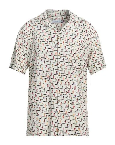 Arrels Barcelona Man Shirt Off White Size L Cotton