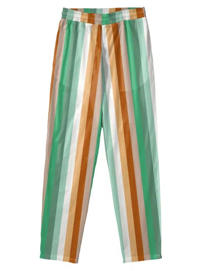 Arrels Barcelona Men's Beach House Striped Regular-fit Pull-on Pants In Multi