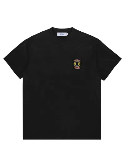 Arrels Barcelona Men's Small Cat Cotton T-shirt In Animal Print
