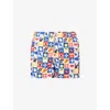 Arrels Barcelona Mens Blue Joie De Vivre Joie De Vivre Graphic-print Swim Shorts