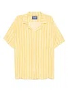 Arrels Barcelona Striped Shirt In Yellow