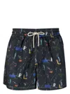 Arrels Barcelona X Cecilia Carlsted Boheme Swim Shorts In Blue