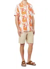 Arrels Button Down Shirt In Terracotta Summer Joy In Multi