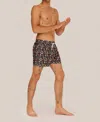 Arrels Classic Swim Trunk In Navy Gardens