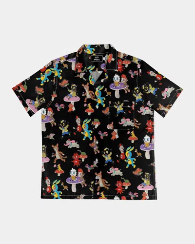 Arrels Men & Apos;s Printed Regular-fit Camp Shirt In Animal Print