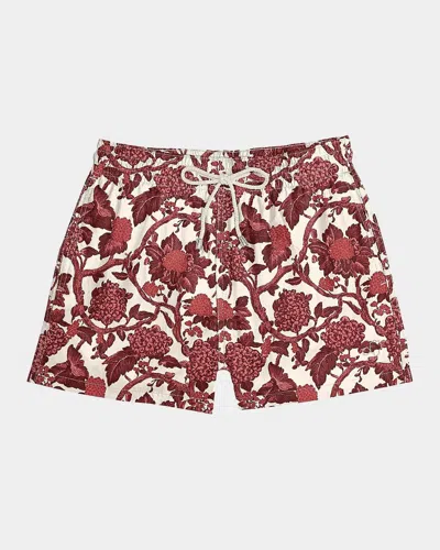 Arrels Men & Apos;s Red Kabak Swim Shorts