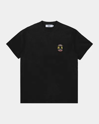Arrels Small Cat Cotton T-shirt In Black