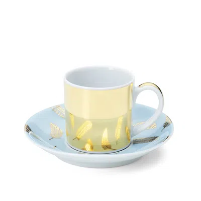 Arro Porcelain A Golden Espresso Cup