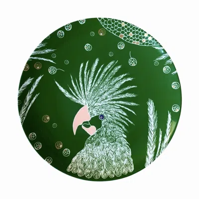 Arro Porcelain Dark Green Dinner Plate