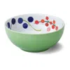 Arro Porcelain Green Berry Bowl In Green