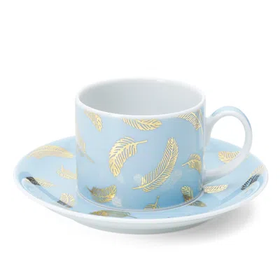 Arro Porcelain Light Blue Tea- And Coffeecup