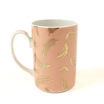 Arro Porcelain Pink / Purple A Powder Pink Mug In Multi