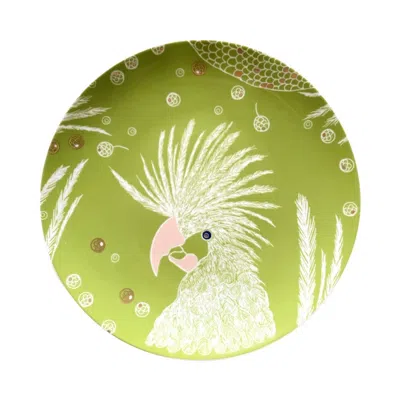 Arro Porcelain Salad Green Dinner Plate