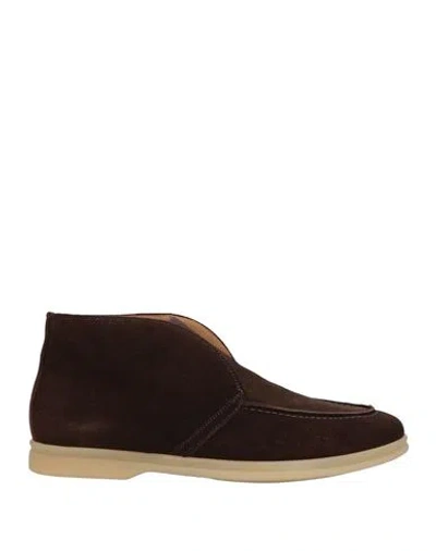 Arrold's Man Ankle Boots Dark Brown Size 9 Leather