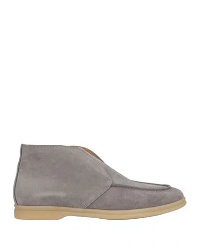Arrold's Man Ankle Boots Light Grey Size 9 Leather