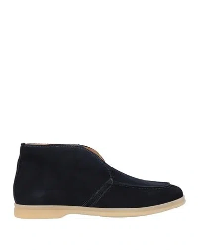 Arrold's Man Ankle Boots Midnight Blue Size 8 Leather