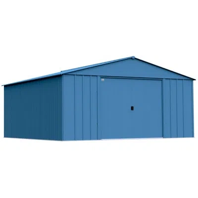 Arrow Classic Metal Shed, 14 X 14 In Blue Gray