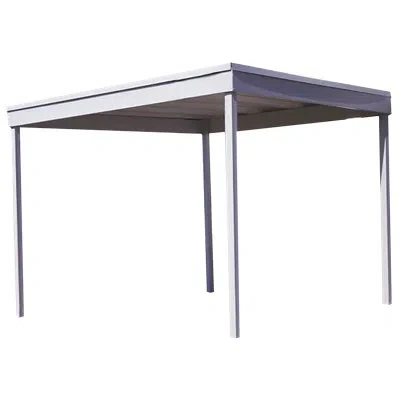 Arrow Free Standing Canopy In Gray
