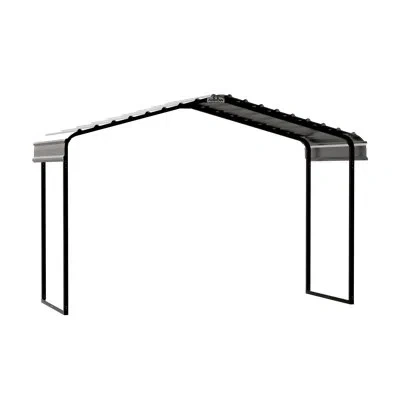 Arrow Metal Canopy 12 X 6 X 7 Ft In White