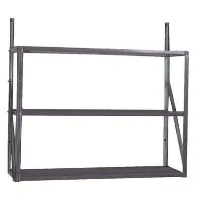Arrow Shelf Kit - Three Tier In Silver