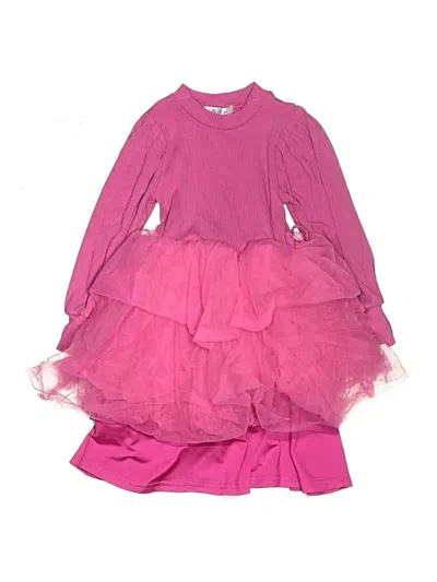 Pre-owned Arshiner Kids' Dress In Pink