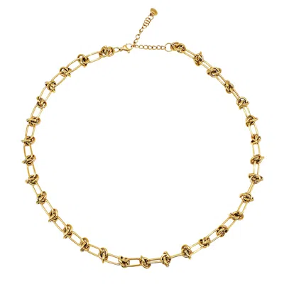 Arsn The Label Women's Gold He Loves Me, She Loves Me Knot