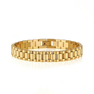 Arsn The Label Women's Gold Timepiece Link Bracelet
