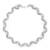 Arsn The Label Women's Silver / White Twisted Desire Woven Pearl Choker In Multi